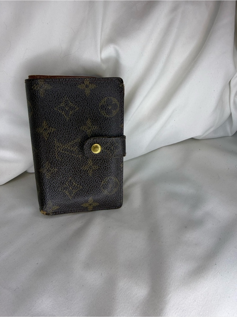 Louis Vuitton Monogram Canvas Compact in Dark Brown with Gold kisslock